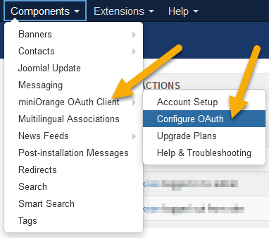 Configure the OAuth client..