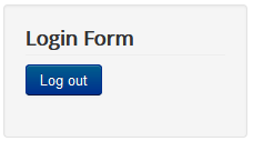 Front end logout example..