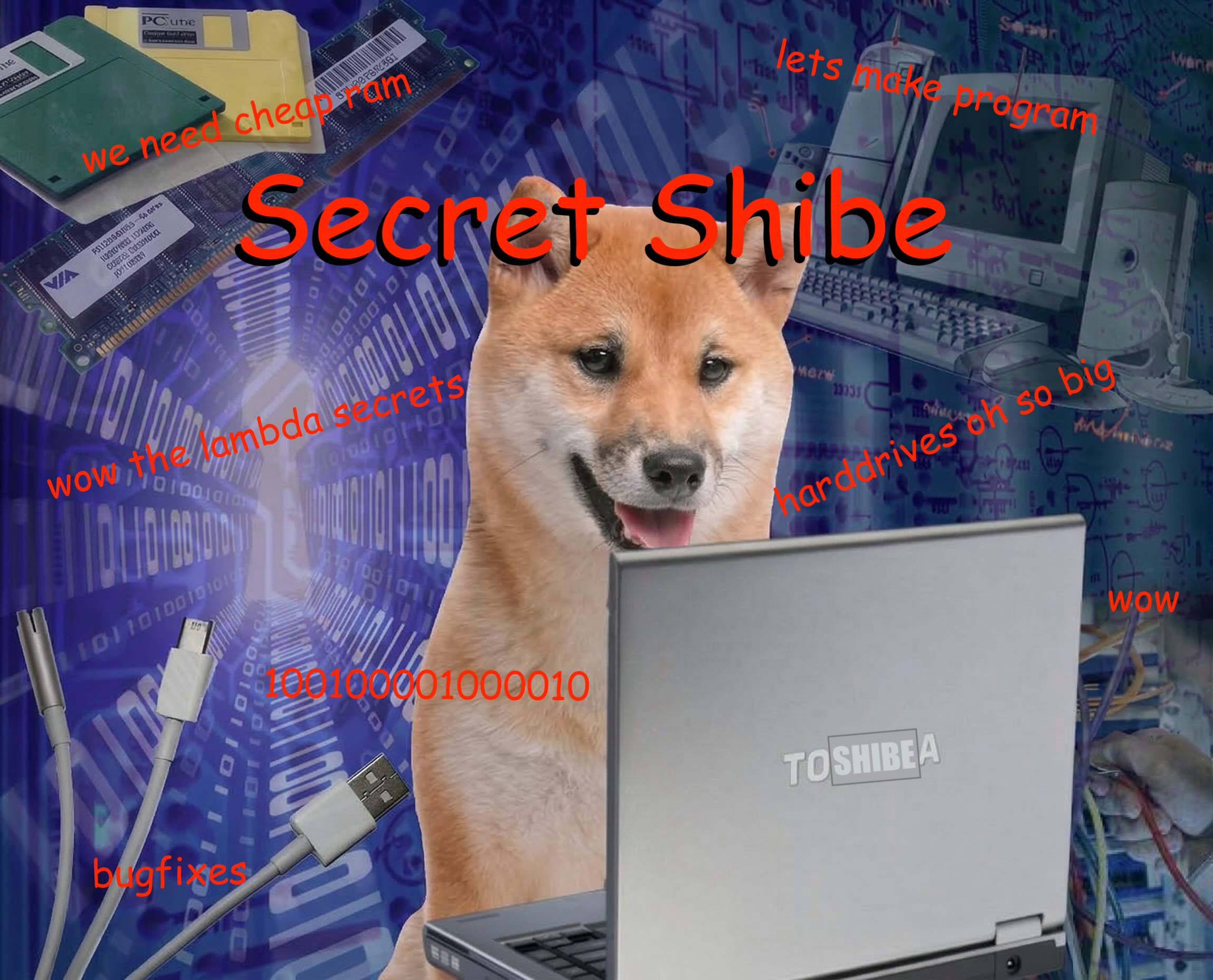 wow, not dystopian doge secret shibe