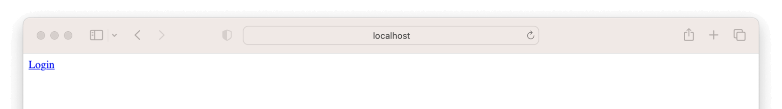 The initial Django application.